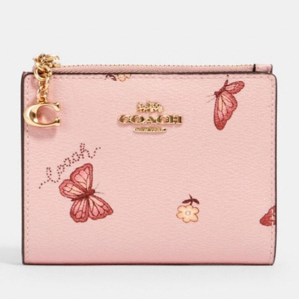 COACH Pink Butterfly Wallet